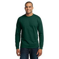 Port & Company  5.5 Oz. Long Sleeve 50/50 Cotton/ Poly T-Shirt